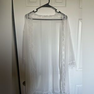 🌿Sheer lacy shall